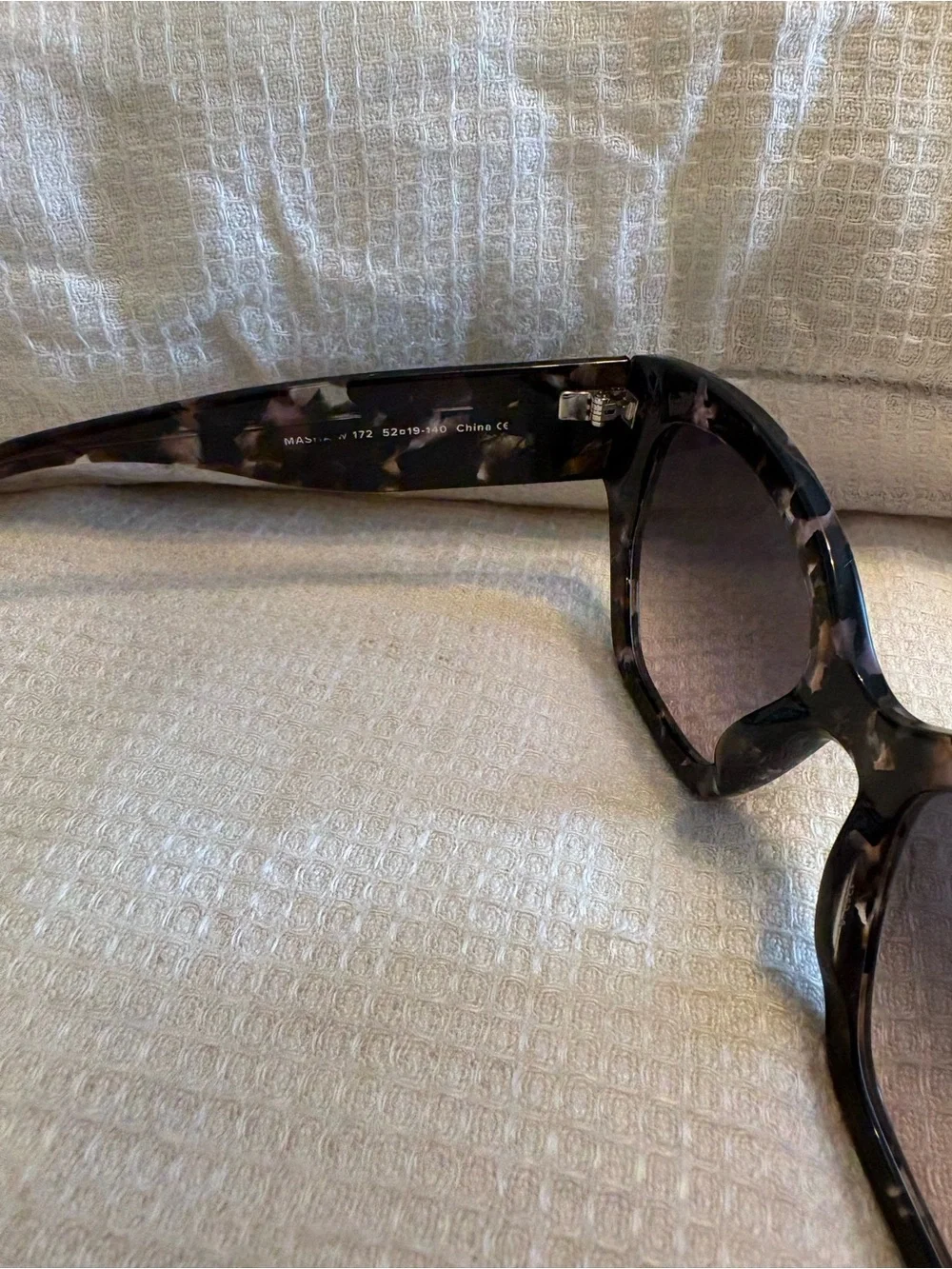 Warby Parker Tortoiseshell Sunglasses with Gradient Gray Lenses